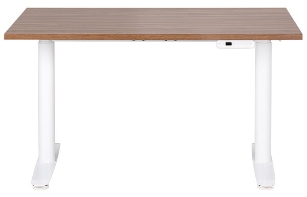 Elektromosan állítható asztal DESTINAS Barna/fehér 120 cm 72 cm