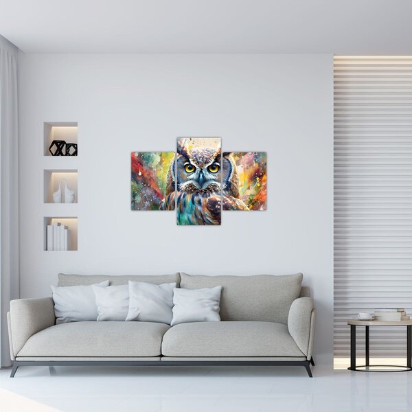 Kép - Egy bagoly festménye (90x60 cm)