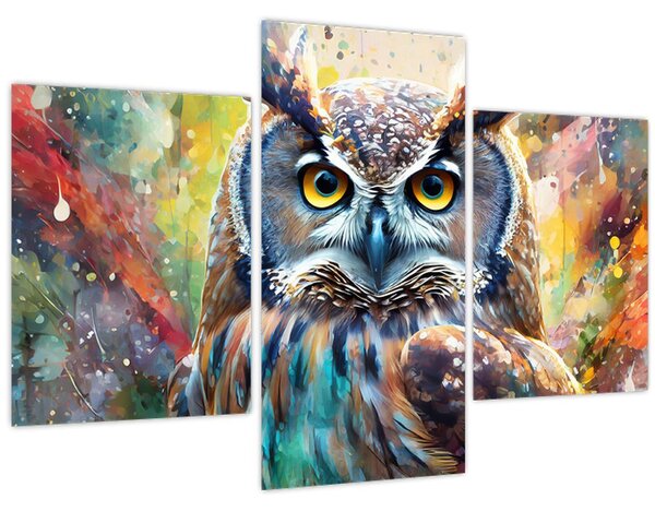 Kép - Egy bagoly festménye (90x60 cm)