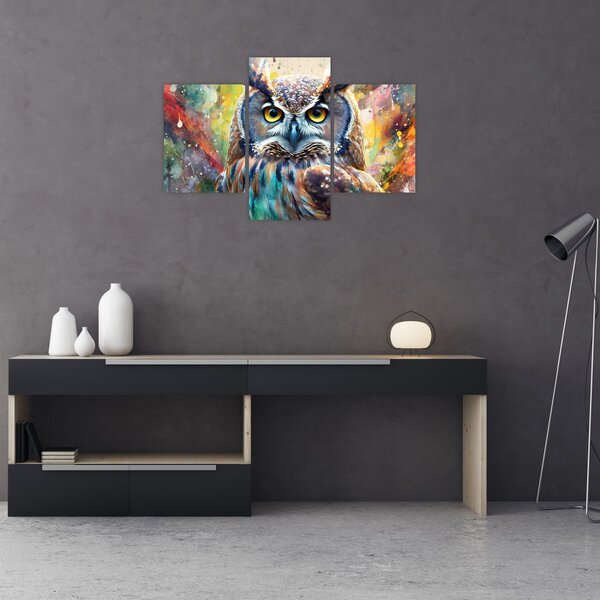 Kép - Egy bagoly festménye (90x60 cm)