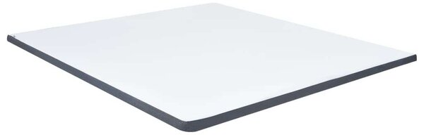 Sötétszürke rugós szövetágy 200 x 200 cm