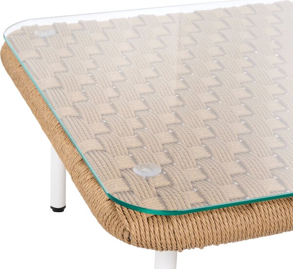 Dohányzóasztal BAUCINA 60 cm 60 cm Világosbarna