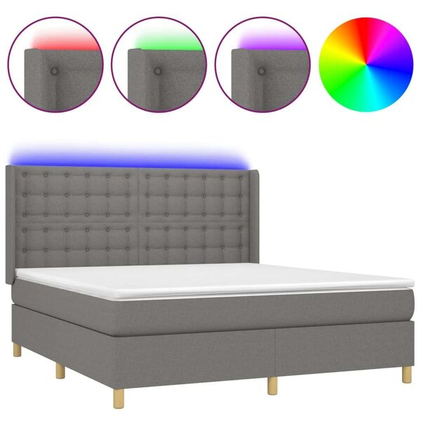 VidaXL LED-es Ágy - 160x200 cm