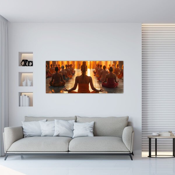 Kép - Jóga órák (120x50 cm)