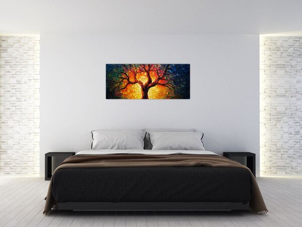 Kép - Az élet fája mozaikban (120x50 cm)