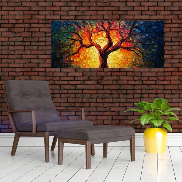 Kép - Az élet fája mozaikban (120x50 cm)