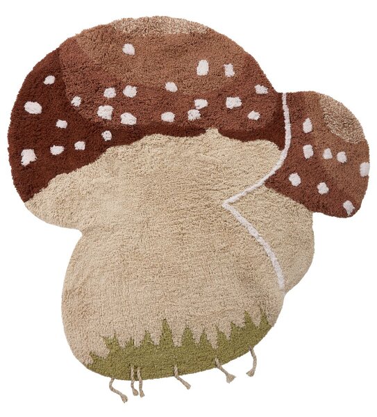 Gyerekszoba szőnyeg TOADSTOOL Világosbézs 100 x 100 cm Pamut