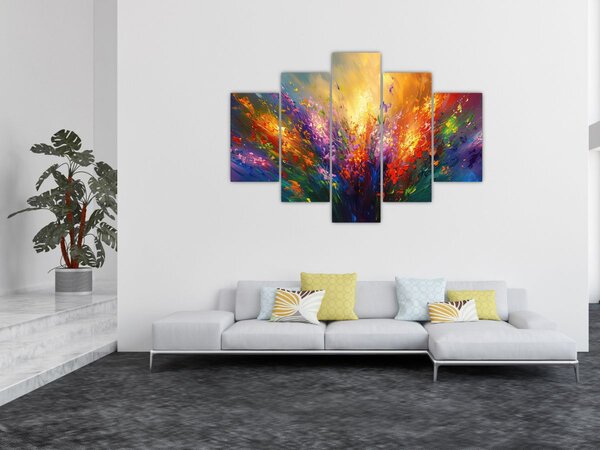Kép - A virágok absztrakciója (150x105 cm)