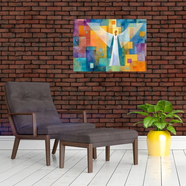 Kép - Geometrikus angyal (70x50 cm)