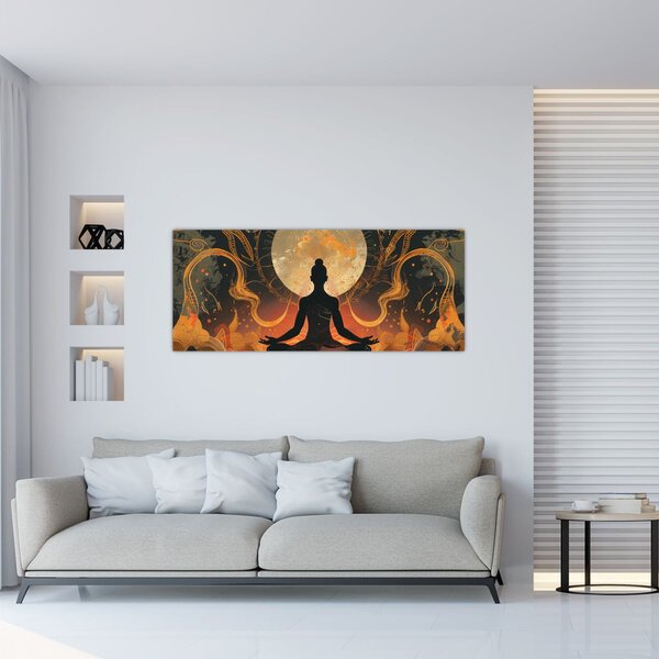 Kép - Meditáció (120x50 cm)