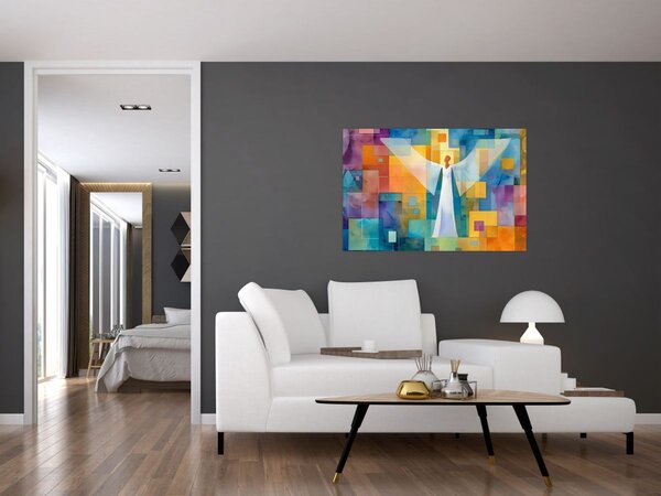 Kép - Geometrikus angyal (90x60 cm)