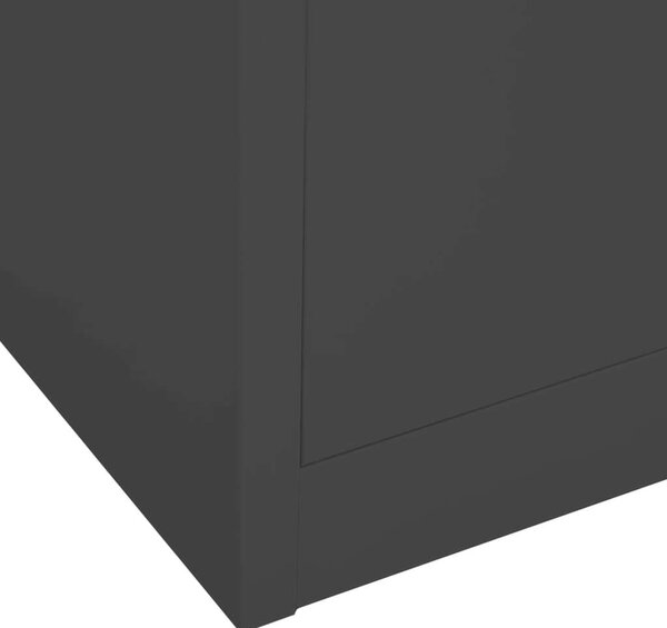 VidaXL Acél Irodai Szekrény - 90x40x180 cm