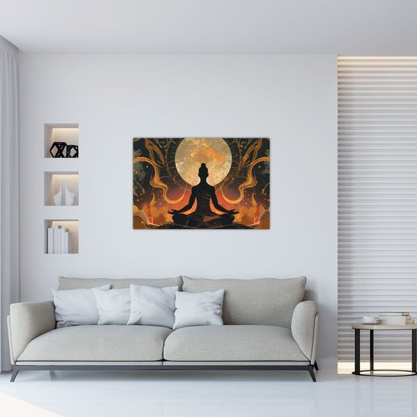 Kép - Meditáció (90x60 cm)