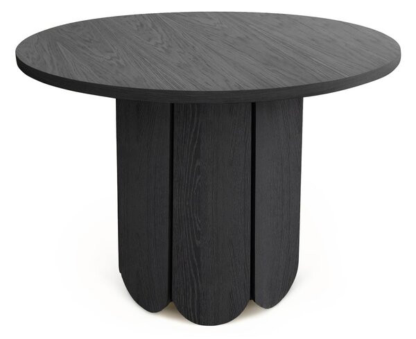 Kerek étkezőasztal tölgyfa dekorral ø 98 cm Soft – Woodman