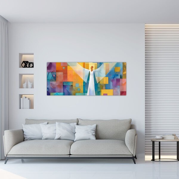 Kép - Geometrikus angyal (120x50 cm)
