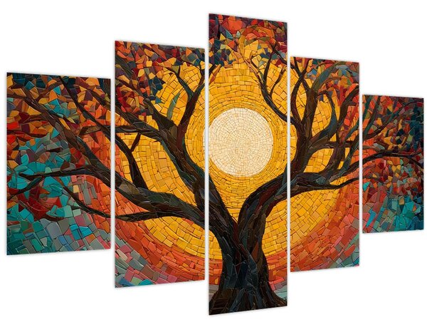 Kép - Nap az élet fájának koronájában (150x105 cm)