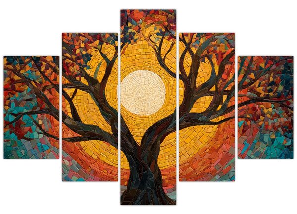 Kép - Nap az élet fájának koronájában (150x105 cm)