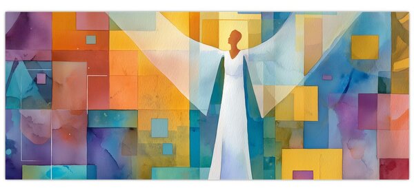 Kép - Geometrikus angyal (120x50 cm)