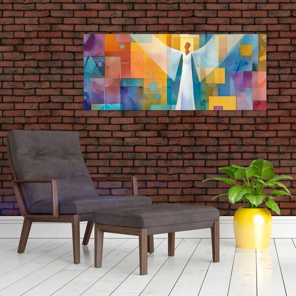 Kép - Geometrikus angyal (120x50 cm)