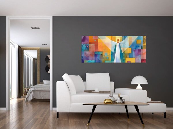Kép - Geometrikus angyal (120x50 cm)