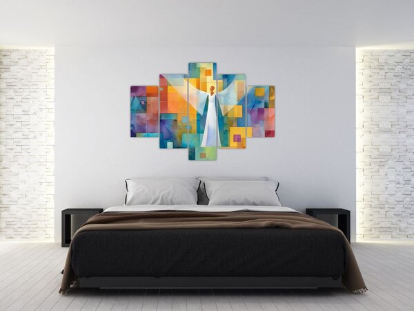 Kép - Geometrikus angyal (150x105 cm)