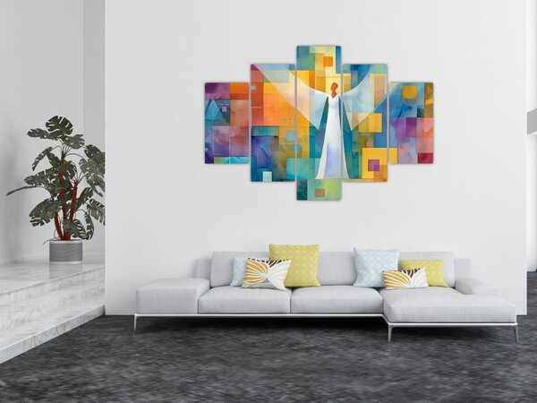Kép - Geometrikus angyal (150x105 cm)