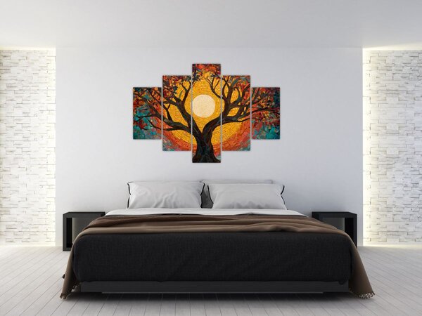 Kép - Nap az élet fájának koronájában (150x105 cm)