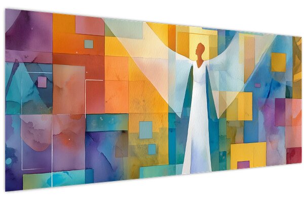 Kép - Geometrikus angyal (120x50 cm)