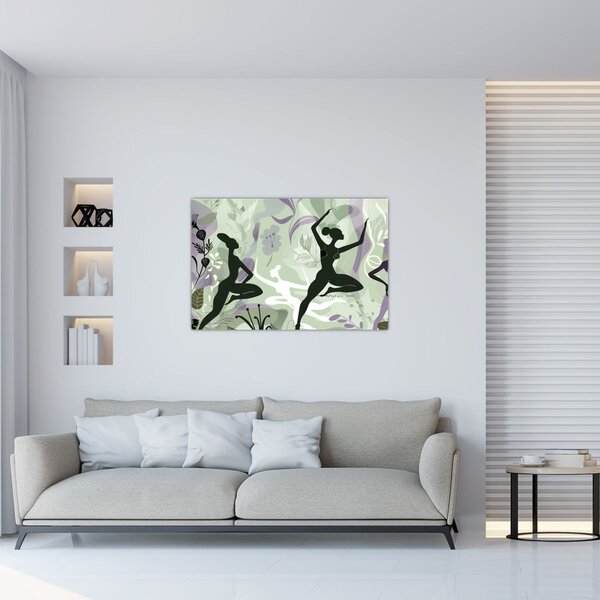 Kép - A táncosok illusztrációja (90x60 cm)