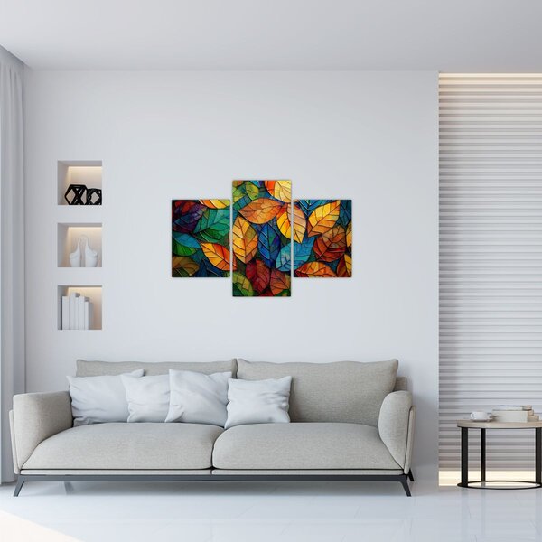 Kép - Levélmozaik (90x60 cm)