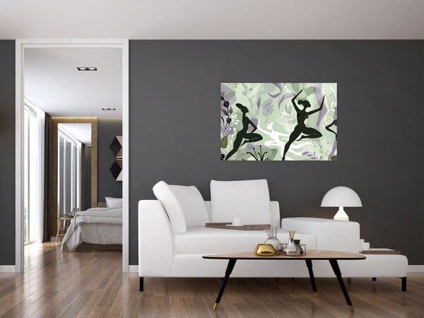 Kép - A táncosok illusztrációja (90x60 cm)