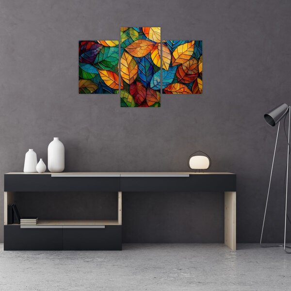 Kép - Levélmozaik (90x60 cm)