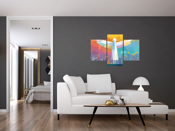Kép - Virágok őrzője (90x60 cm)