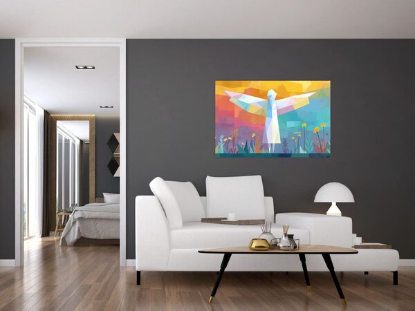Kép - Virágok őrzője (90x60 cm)