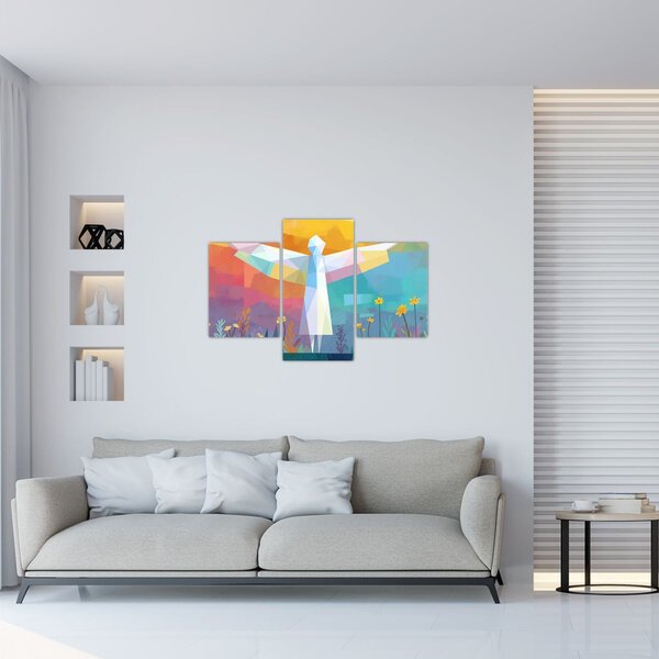 Kép - Virágok őrzője (90x60 cm)