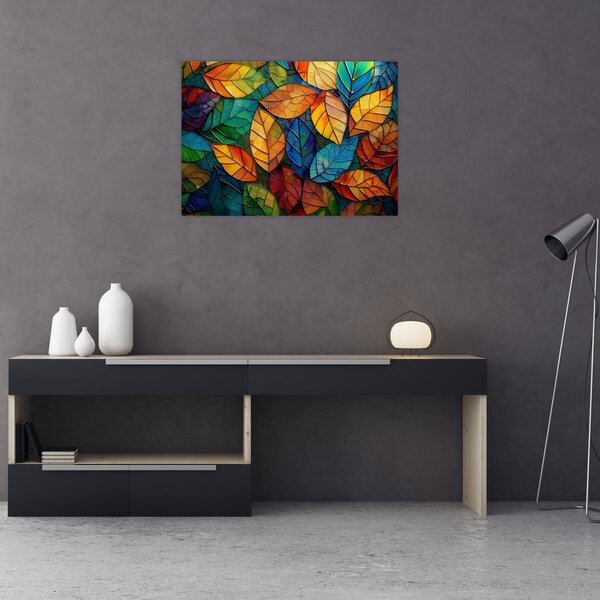 Kép - Levélmozaik (70x50 cm)