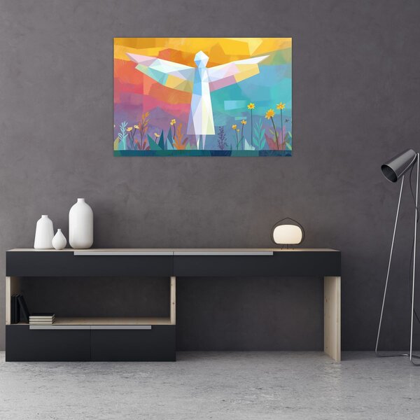 Kép - Virágok őrzője (90x60 cm)