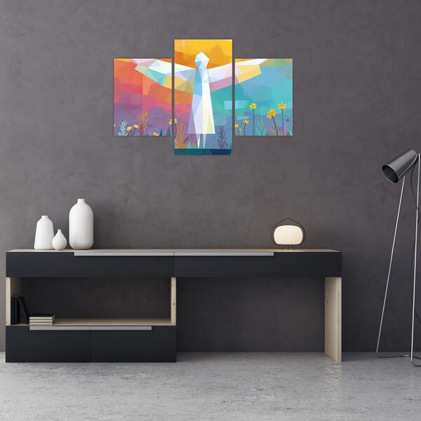 Kép - Virágok őrzője (90x60 cm)