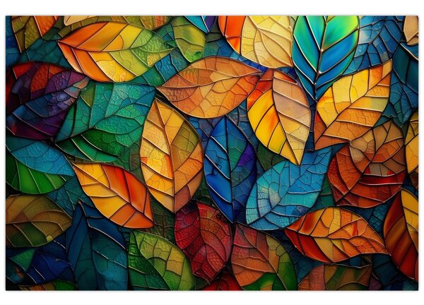 Kép - Levélmozaik (90x60 cm)