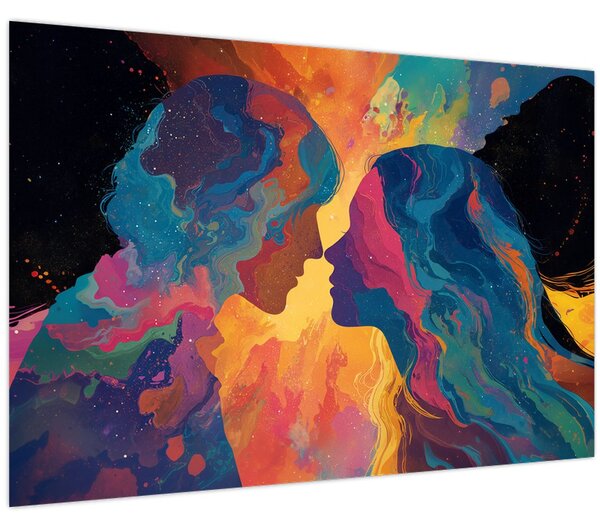 Kép - Kozmikus szerelem (90x60 cm)