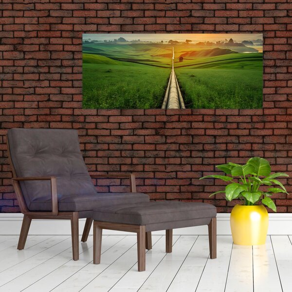 Kép - Napfelkelte a völgy felett (120x50 cm)