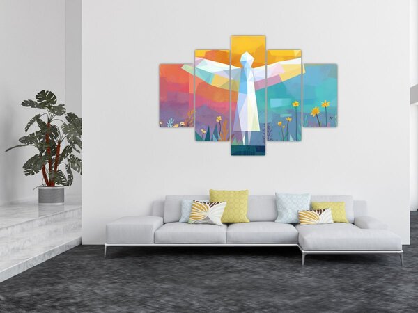 Kép - Virágok őrzője (150x105 cm)