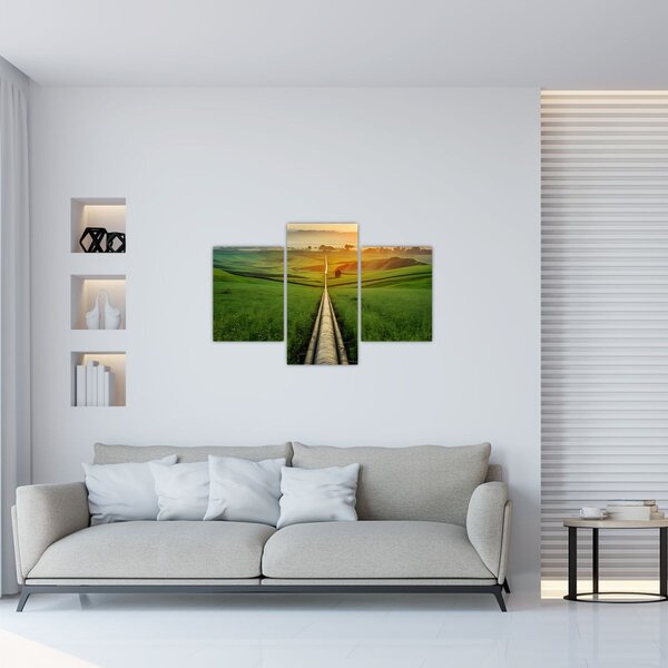 Kép - Napfelkelte a völgy felett (90x60 cm)