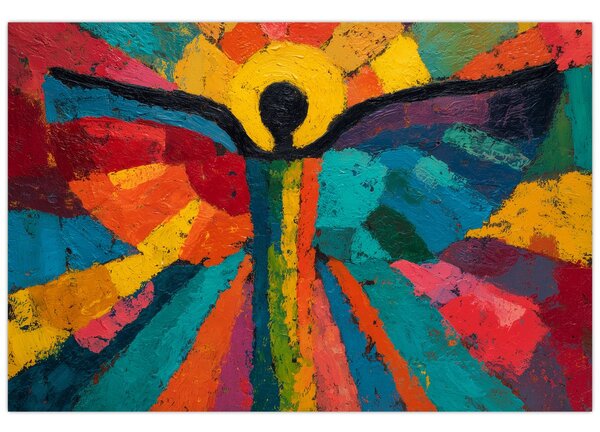 Kép - Festett angyal (90x60 cm)