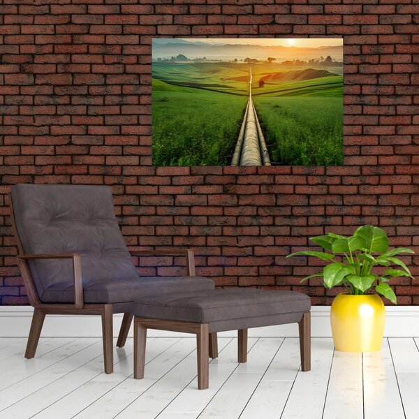 Kép - Napfelkelte a völgy felett (90x60 cm)
