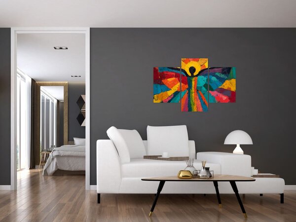 Kép - Festett angyal (90x60 cm)