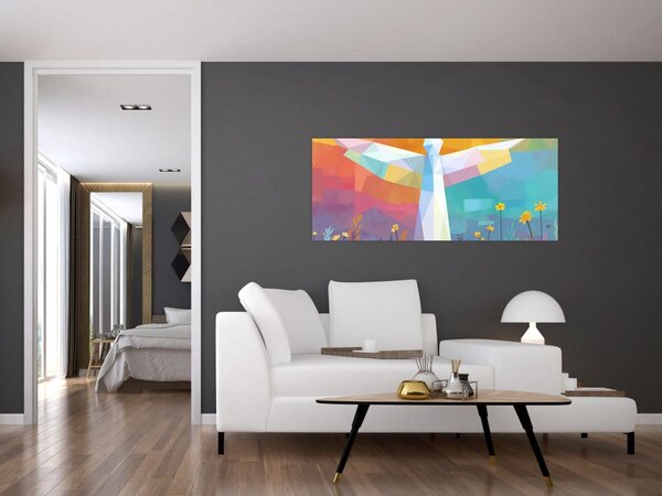 Kép - Virágok őrzője (120x50 cm)
