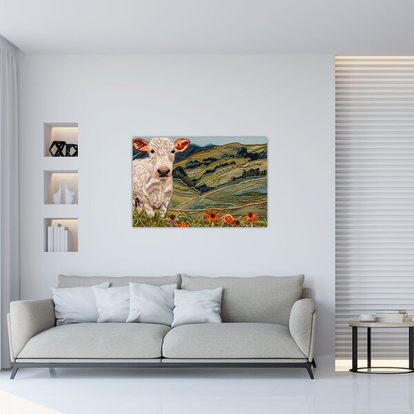 Kép - Kötött motívum utánzata (90x60 cm)