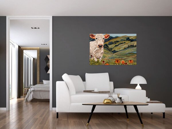 Kép - Kötött motívum utánzata (90x60 cm)