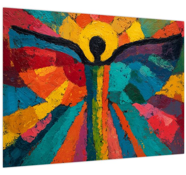 Kép - Festett angyal (70x50 cm)